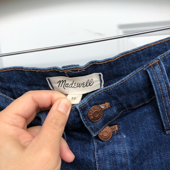 Madewell button front skirt - Picture 3 of 5